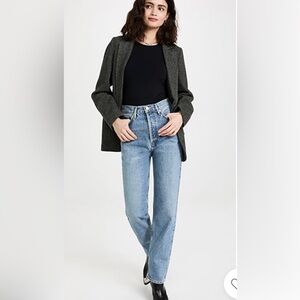 AGolde 90’s Pinch Waist High Rise Straight size 25 NWT